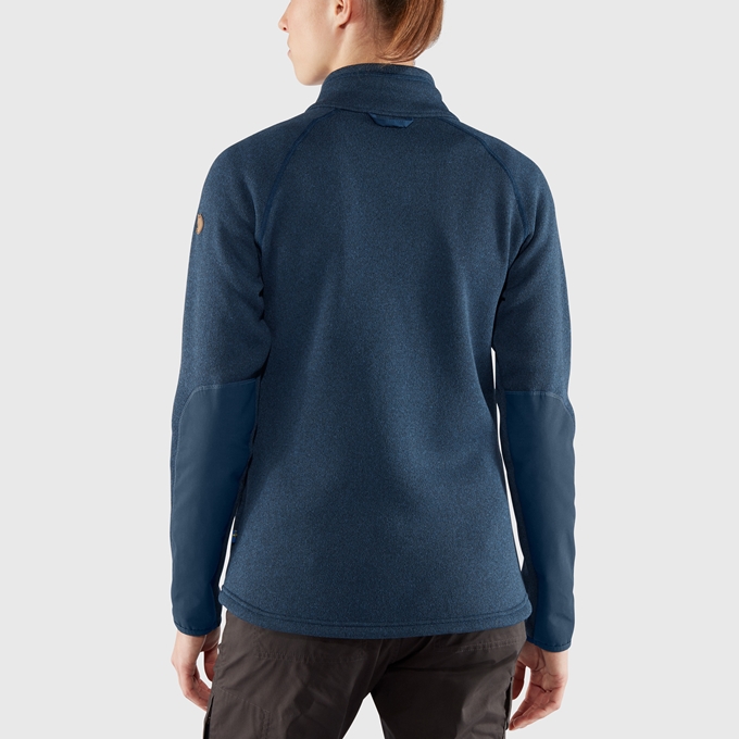 Övik Fleece Zip Sweater W
