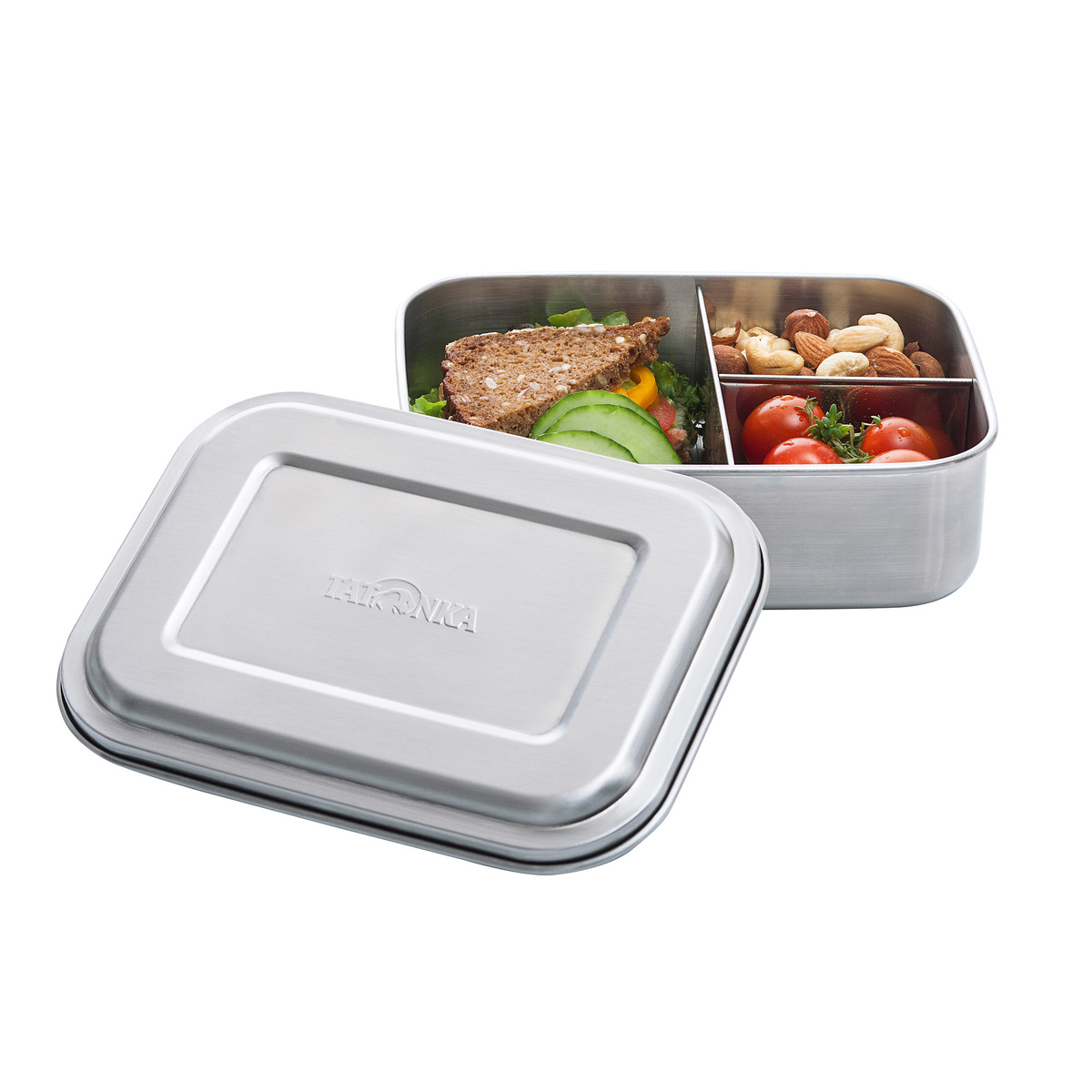 Edelstahl-Brotdose Lunch Box III 1000